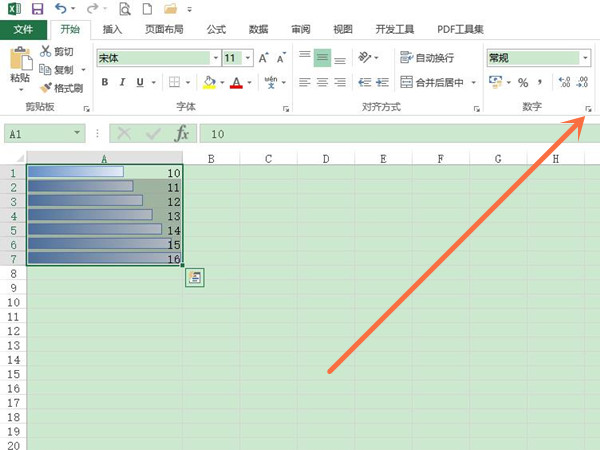 數(shù)據(jù)條怎么設置百分比進度條
