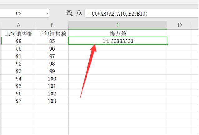 用Excel怎么計算協方差矩陣？