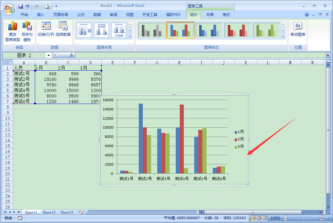 Excel2007怎么制作柱狀圖？Excel2007柱狀圖快速生成方法