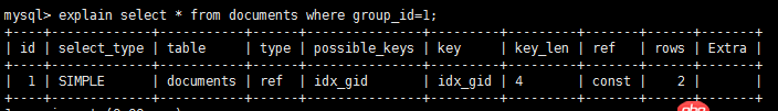 mysql索引 - mysql explain 的using where 到底是什么意思？