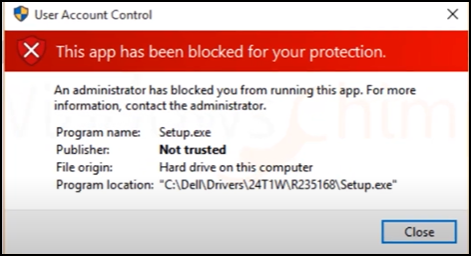 如何修復(fù)Windows10中的“此應(yīng)用程序已被阻止以保護(hù)您”？