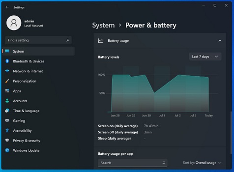 Win11如何查看電池情況？Win11查看電池情況的方法