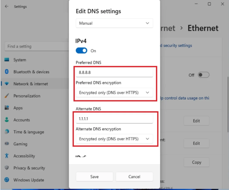 如何啟用Windows 11的DNS over HTTPS功能？啟用Win11 DoH功能