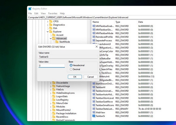 Win11怎么設(shè)置任務(wù)欄大小？Win11設(shè)置任務(wù)欄教程
