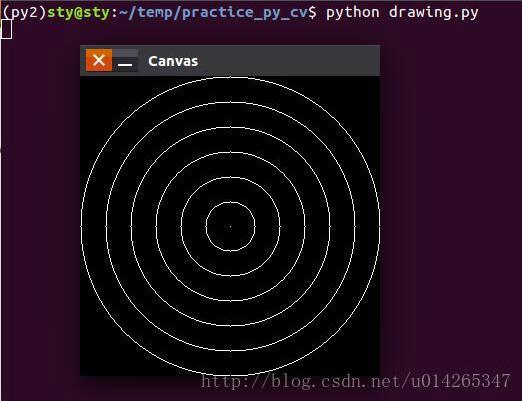 python進行OpenCV實戰之畫圖（直線、矩形、圓形）