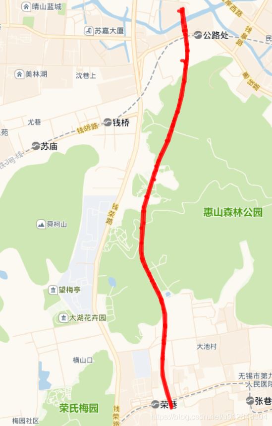 利用Python的folium包繪制城市道路圖的實(shí)現(xiàn)示例