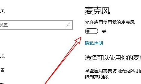 Win10麥克風權(quán)限設置在哪里？Win10麥克風權(quán)限關了怎么打開？
