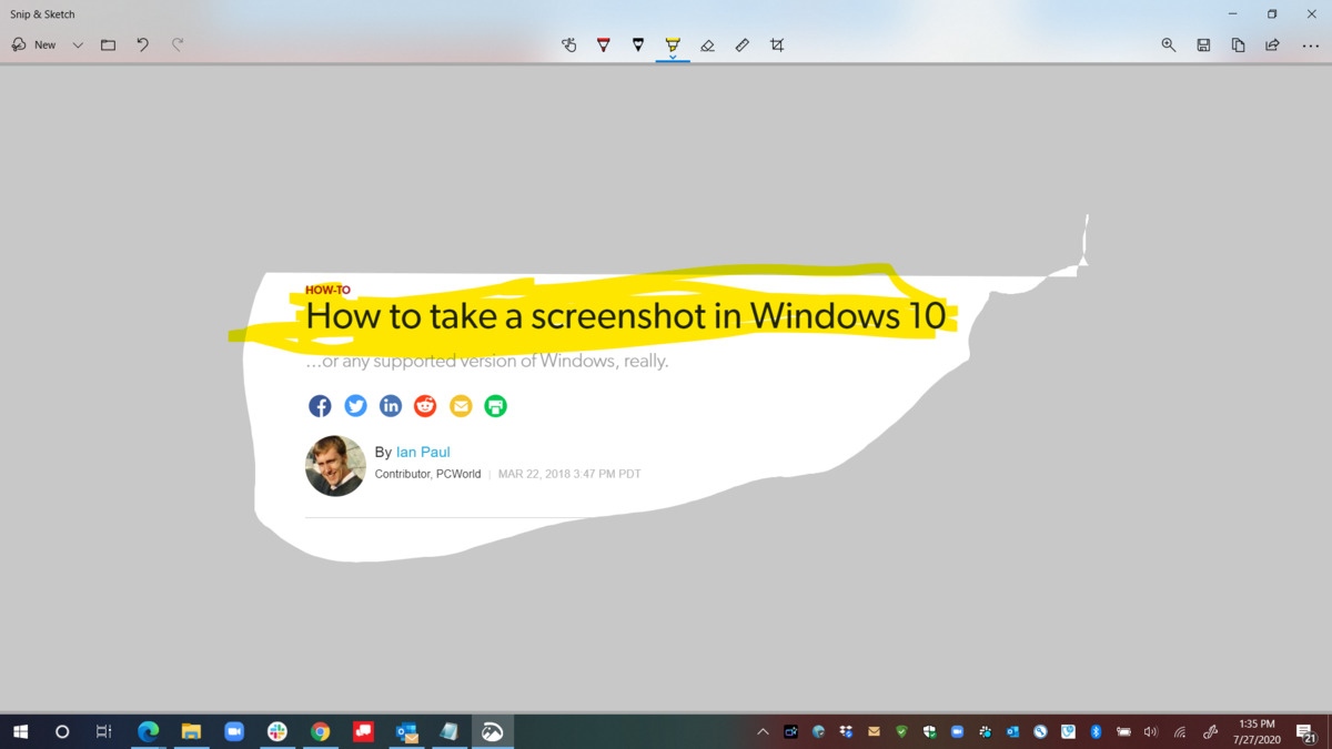 Win10系統怎么拍攝屏幕截圖？