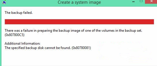Win8.1電腦無(wú)法創(chuàng)建系統(tǒng)映像備份該怎么辦？