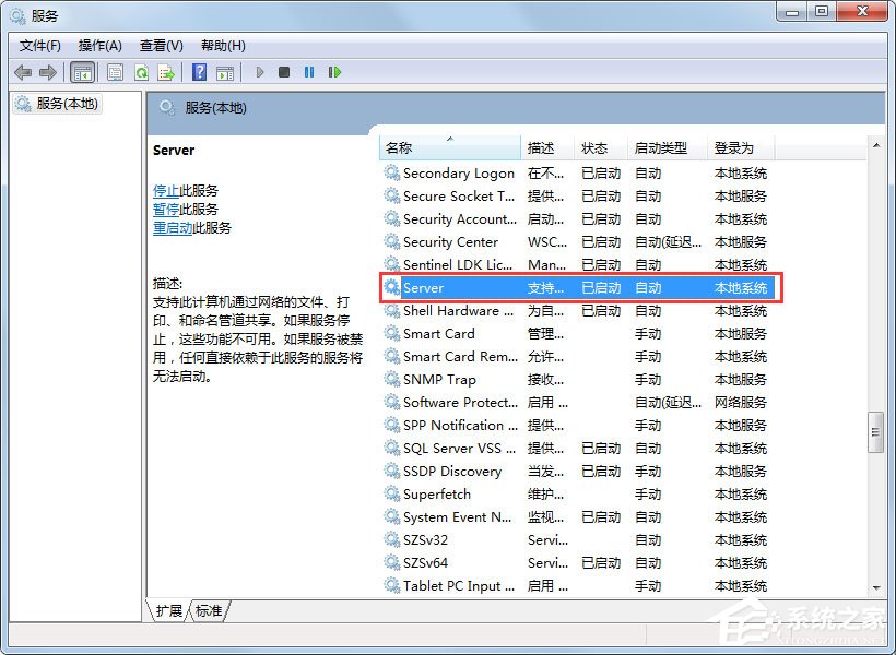 Win7系統(tǒng)提示“工作站服務沒有啟動”如何解決？