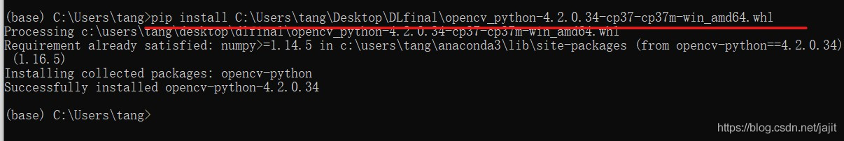 python3.7+anaconda 安裝opencv和dlib的問(wèn)題及解決方法