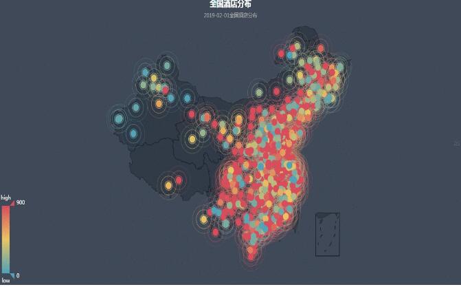 python實現Pyecharts實現動態地圖（Map、Geo）