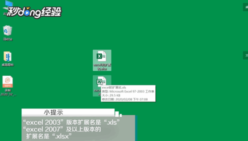 電腦上如何看excel的擴(kuò)展名