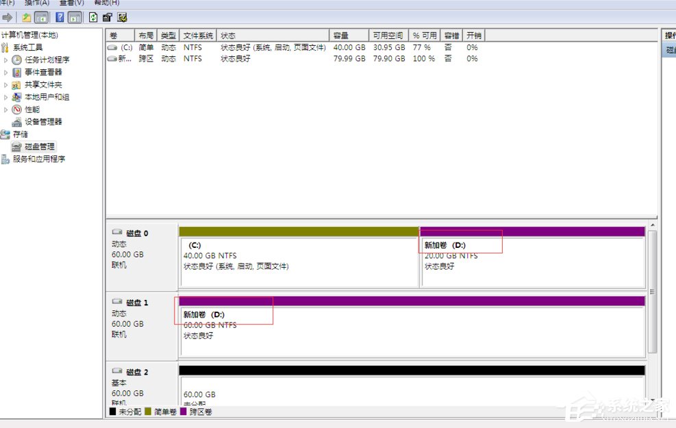 Windows動態(tài)磁盤跨區(qū)卷帶區(qū)卷鏡像卷有什么區(qū)別？