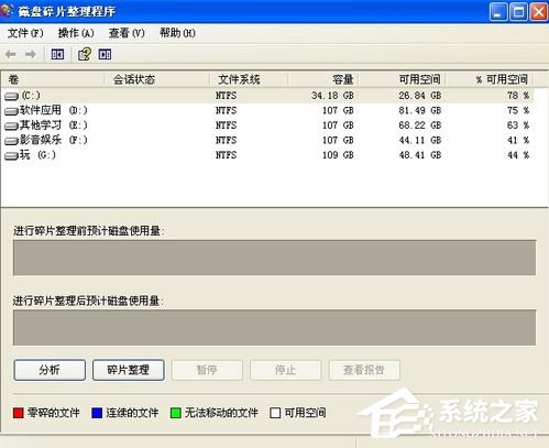 WinXP系統(tǒng)磁盤碎片是什么？整理磁盤碎片的方法