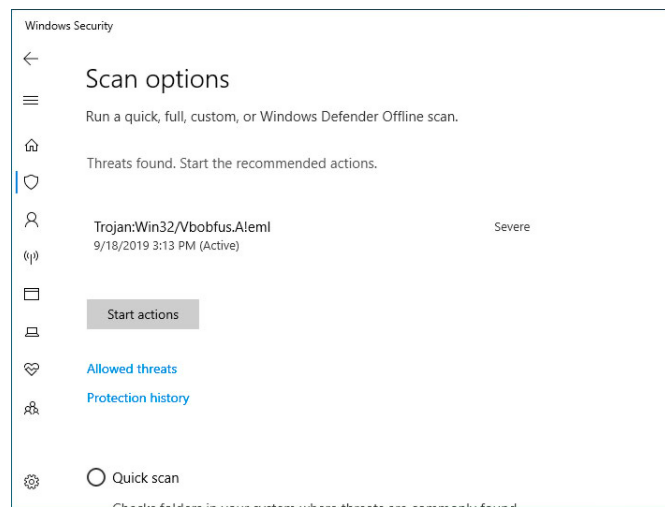 怎么用Windows Defender掃描文件夾中的惡意軟件？