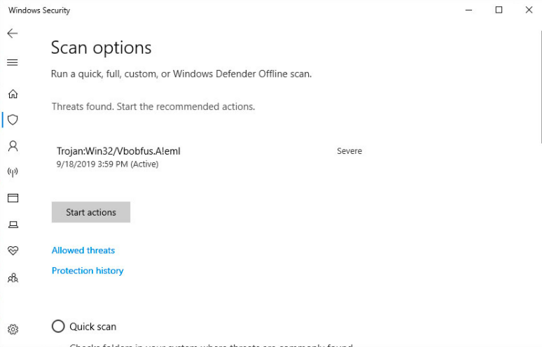 怎么用Windows Defender掃描文件夾中的惡意軟件？