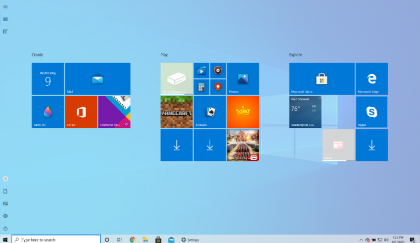 Win10開始菜單怎么設置全屏顯示？