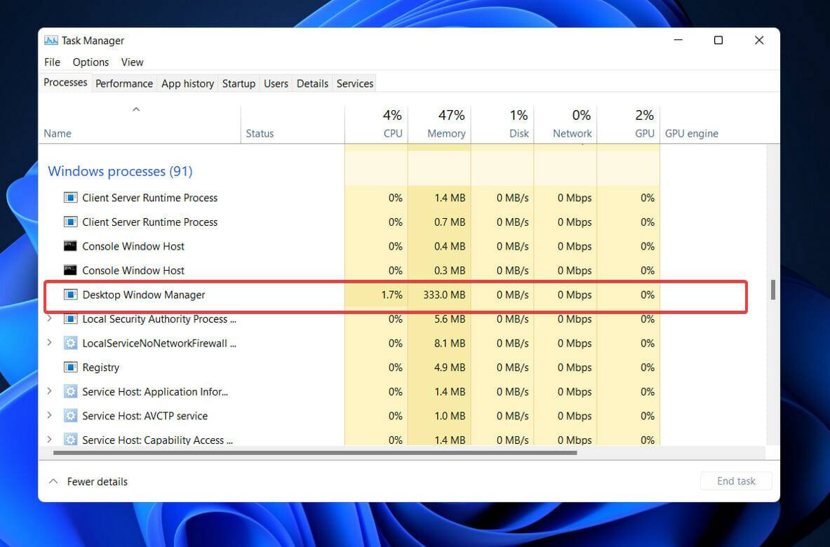 Dwm.exe是什么進程？Win11如何修復Dwm.exe進程？