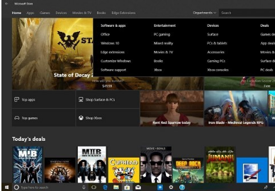 內(nèi)容細(xì)分 微軟Windows10應(yīng)用商城或?qū)⑿略龇诸?lèi)菜單!