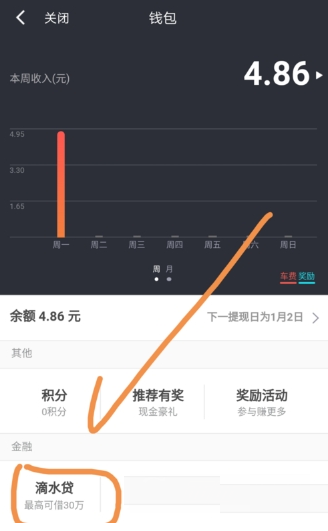 滴滴出行APP車主怎么申請滴水貸？申請滴水貸步驟分享