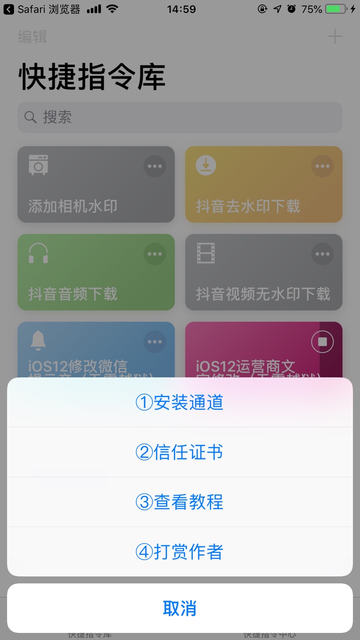 抖音ios12運(yùn)營(yíng)商文字更改具體操作方法