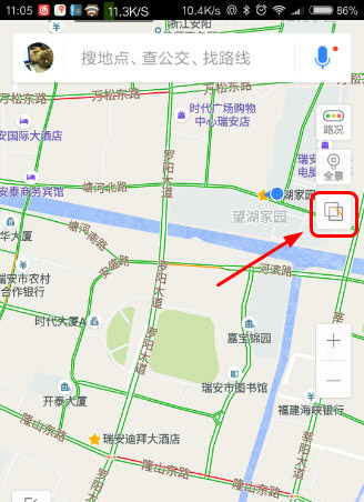 在百度地圖里打開(kāi)旅游地圖的基礎(chǔ)操作