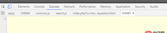 javascript - chrome斷點調(diào)試時，經(jīng)常出現(xiàn)很多vm開頭的文件，隱身模式卻沒有，請問如何屏蔽？