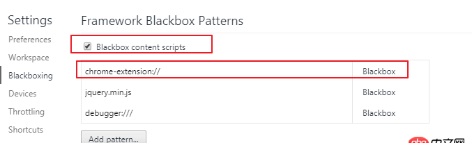 javascript - chrome斷點調(diào)試時，經(jīng)常出現(xiàn)很多vm開頭的文件，隱身模式卻沒有，請問如何屏蔽？