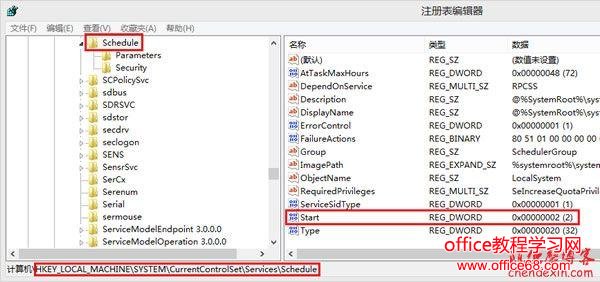如何通過(guò)注冊(cè)表修改Windows 2008 R2服務(wù)啟動(dòng)類(lèi)型