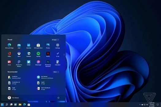 Windows11系統(tǒng)截圖曝光 圓角設(shè)計及任務(wù)欄菜單等更舒適