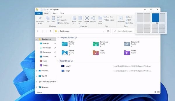 Windows11系統(tǒng)截圖曝光 圓角設(shè)計及任務(wù)欄菜單等更舒適