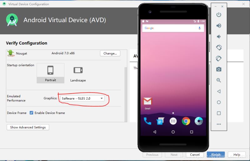 Android studio虛擬機在啟動界面和桌面出現(xiàn)畫面模糊花屏問題的解決方法