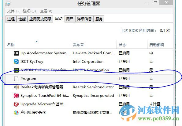 win8啟動(dòng)項(xiàng)program是什么？刪除program啟動(dòng)項(xiàng)的方法