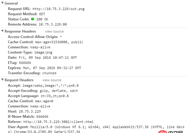 html5 - node靜態資源服務器設置了Cache-Control，但瀏覽器從來不走304