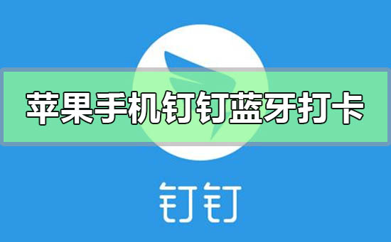 蘋果手機(jī)釘釘怎么藍(lán)牙打卡