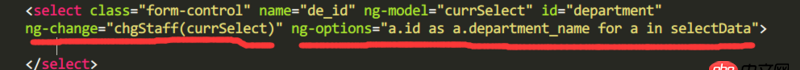 javascript - ng-options 設(shè)置默認(rèn)選項(xiàng)，不是設(shè)置第一個(gè)哦，看清楚了！