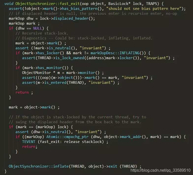Java同步關鍵字synchronize底層實現(xiàn)原理解析