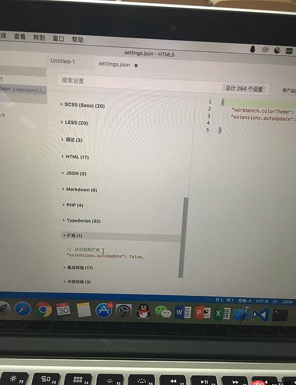 html5 - 在Mac里使用vscode，卻無法使用已下載的擴展……