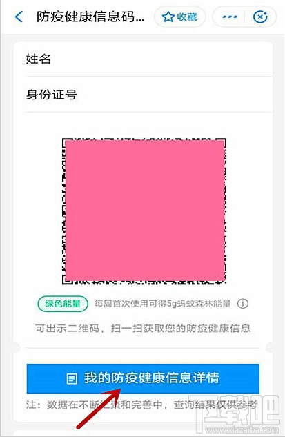 支付寶全國健康碼如何查看個人健康信息詳情？