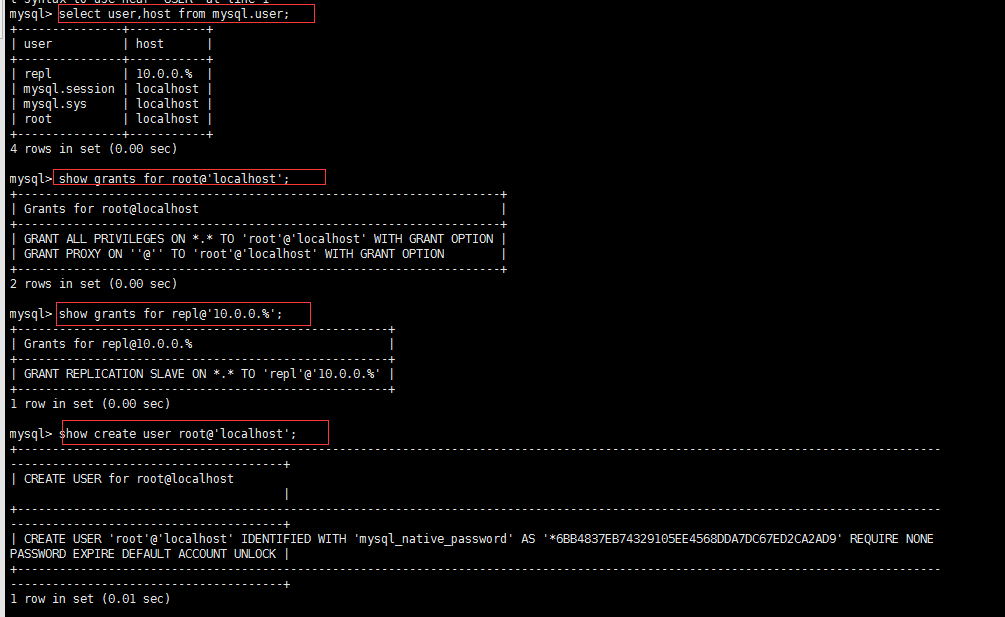 Mysql 用戶權(quán)限管理實(shí)現(xiàn)