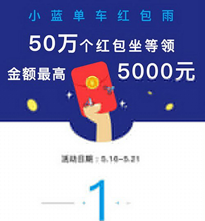 小藍(lán)單車紅包如何領(lǐng)取？紅包領(lǐng)取方法介紹