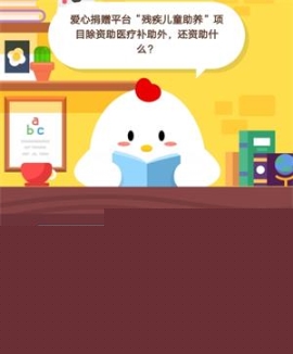 愛心捐贈平臺“殘疾兒童助養”項目除資助醫療補助外,還資助什么?