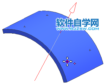 UG怎么在非平曲面上創建孔特征