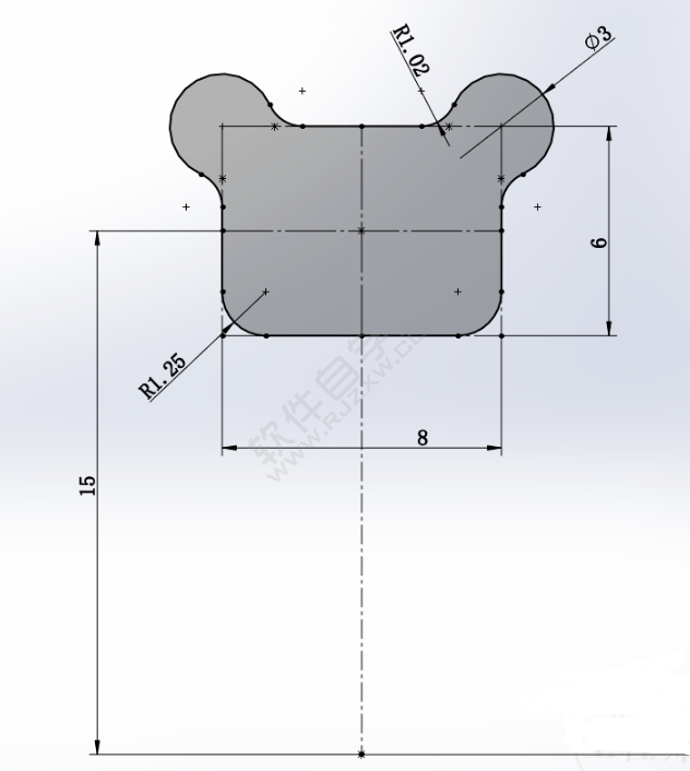 SolidWorks支撐的圓環(huán)的畫(huà)法