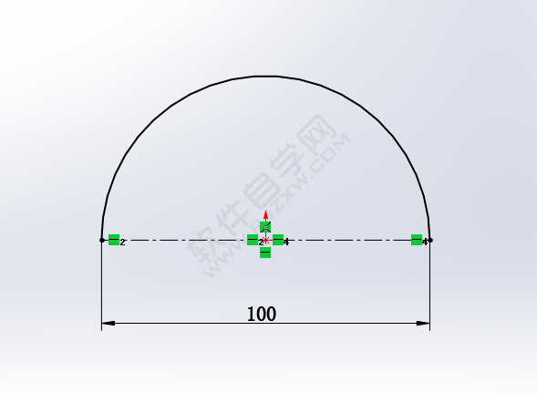SolidWorks支撐的圓環(huán)的畫(huà)法
