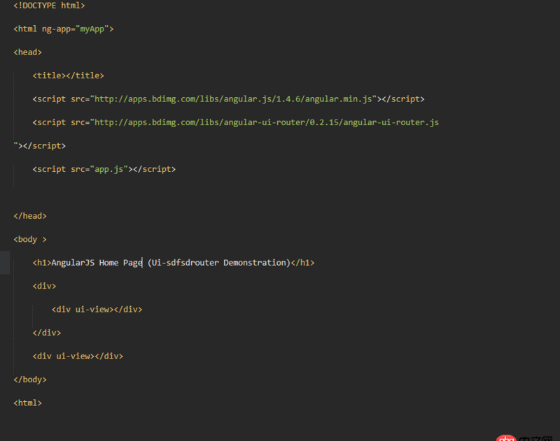 angular.js - 我copy官方ui-router到本地?zé)o法運(yùn)行