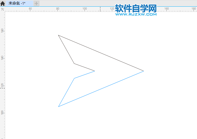 CorelDRAW2020設(shè)計一個發(fā)送圖標(biāo)