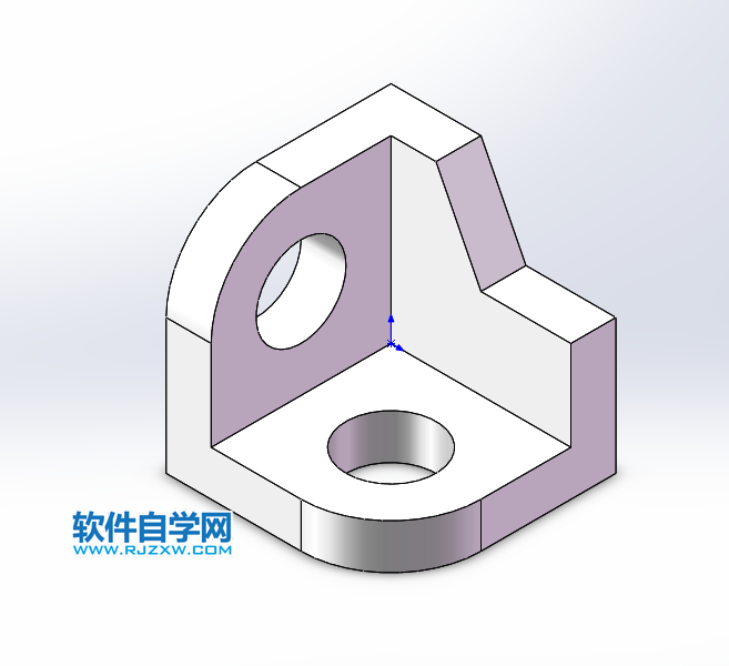 solidworks實體建模新手用拉伸、倒圓角完成