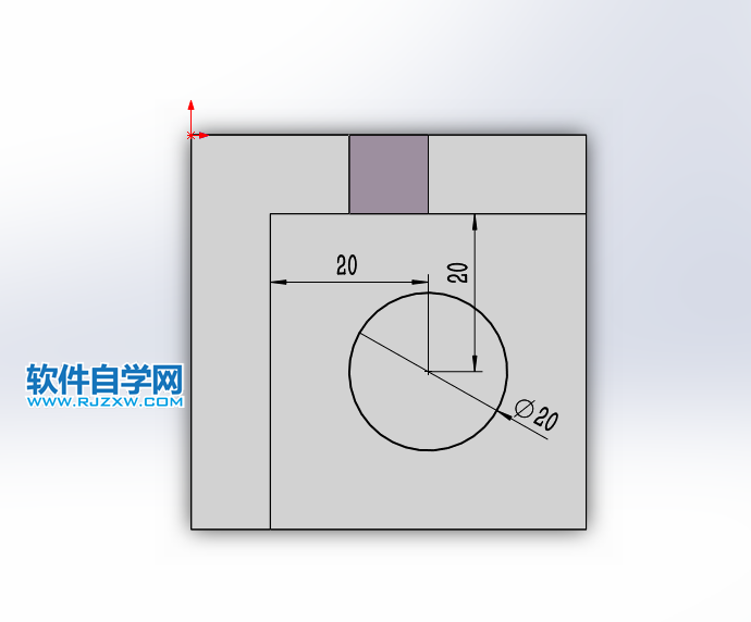 solidworks實體建模新手用拉伸、倒圓角完成